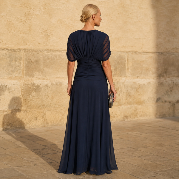 Guadalupe | Elegante Vestido Azul Noche