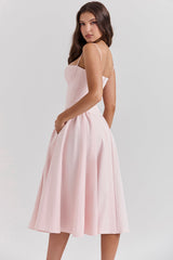 Dilly | Vestido midi estilo corsé