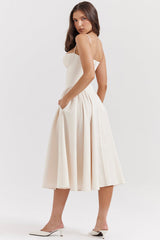 Dilly | Vestido midi estilo corsé