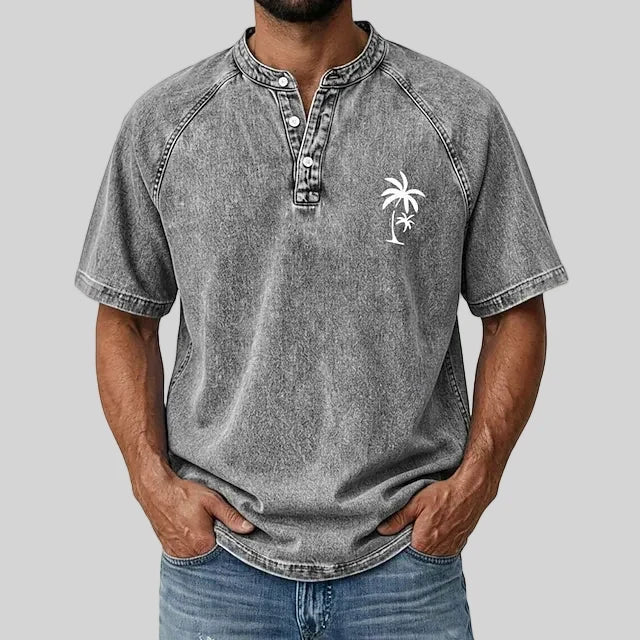 Knox | Camisa vaquera de algodón de corte relajado